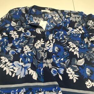 Flower printed Calvin Klein blouse